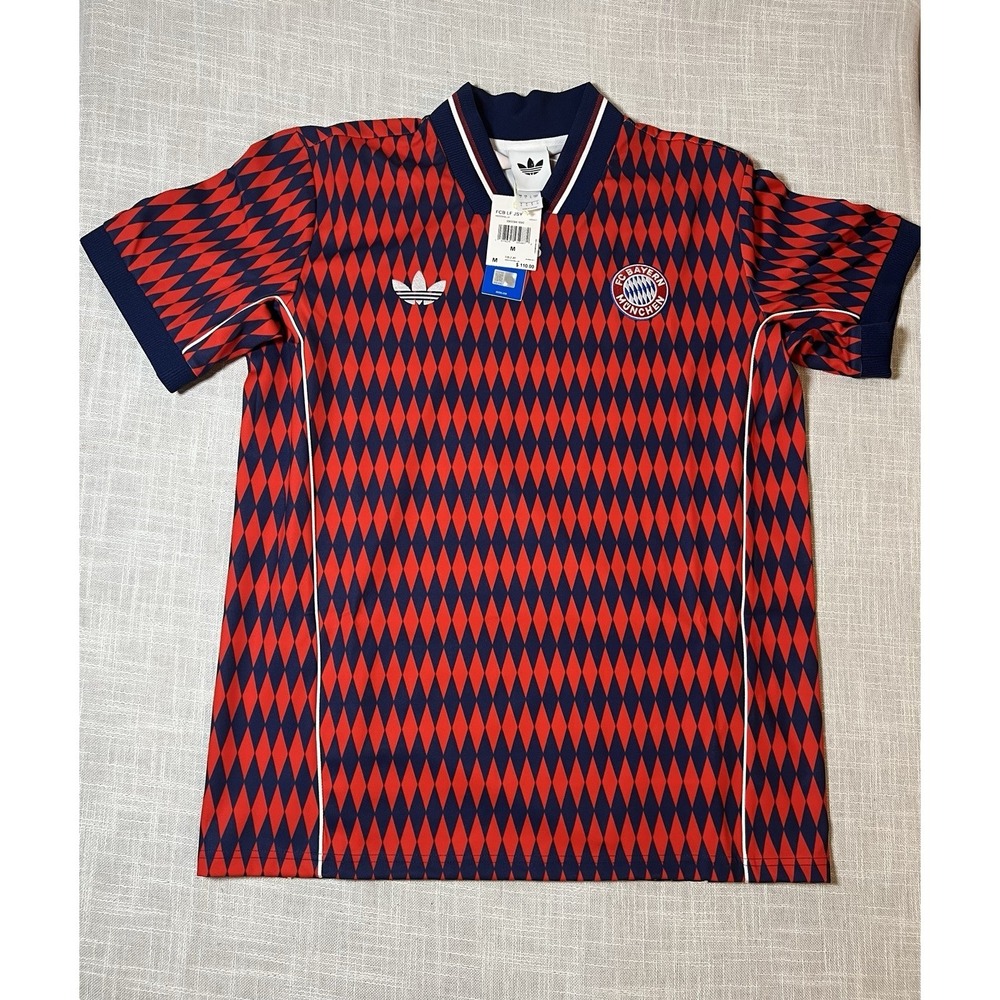 NWT Adidas FC Bayern Munich LFSTLR Men's Soccer Jersey JM9421 Size Medium